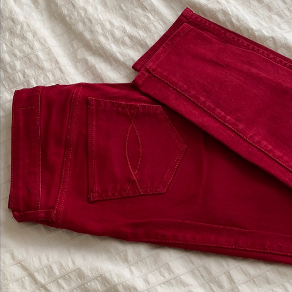 Red A&F pants - Picture 6 of 8